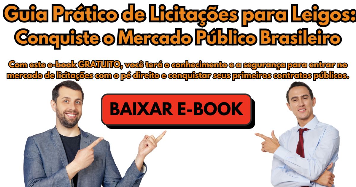 Clique para baixar GRATUITAMENTE nosso e-book sobre Licitações!!!